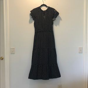 Old Navy polka dot maxi dress